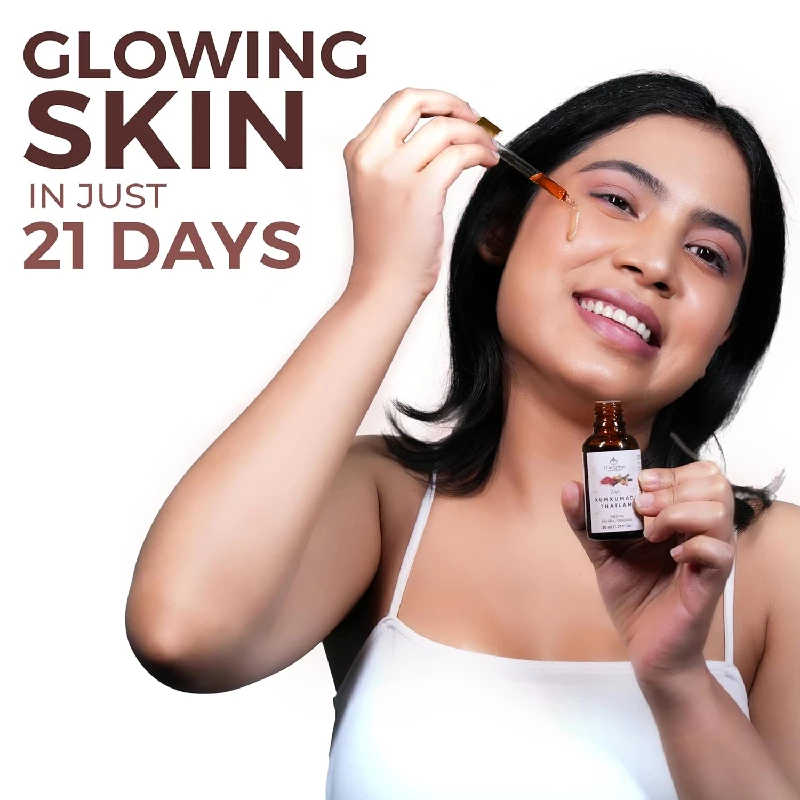 The Tribe Concepts 24k Kumkumadi Thailam with 100 Chemical Free & Natural, 30 ml-2.webp